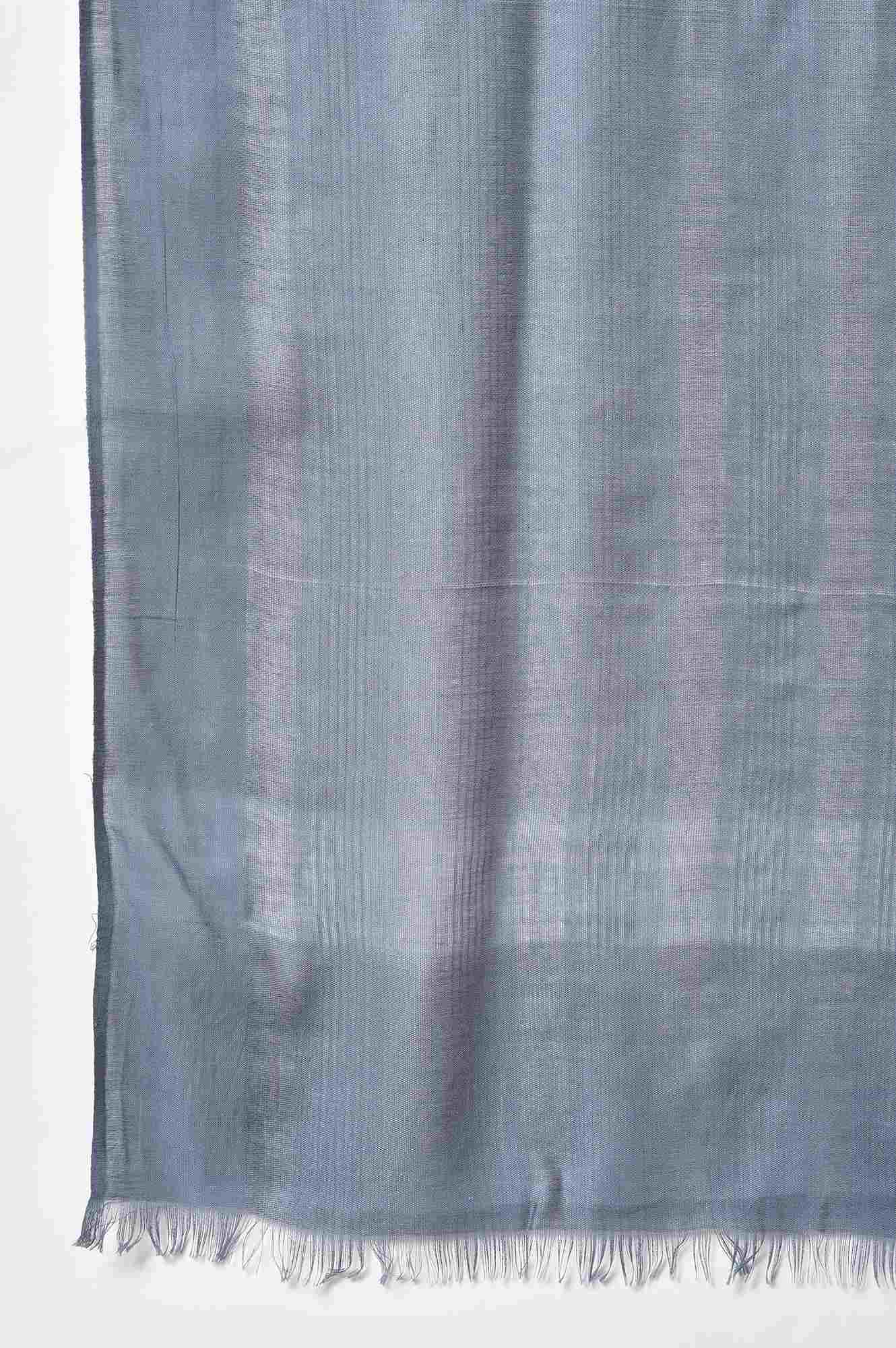 Grey Yarn-Dyed Premium Dupatta