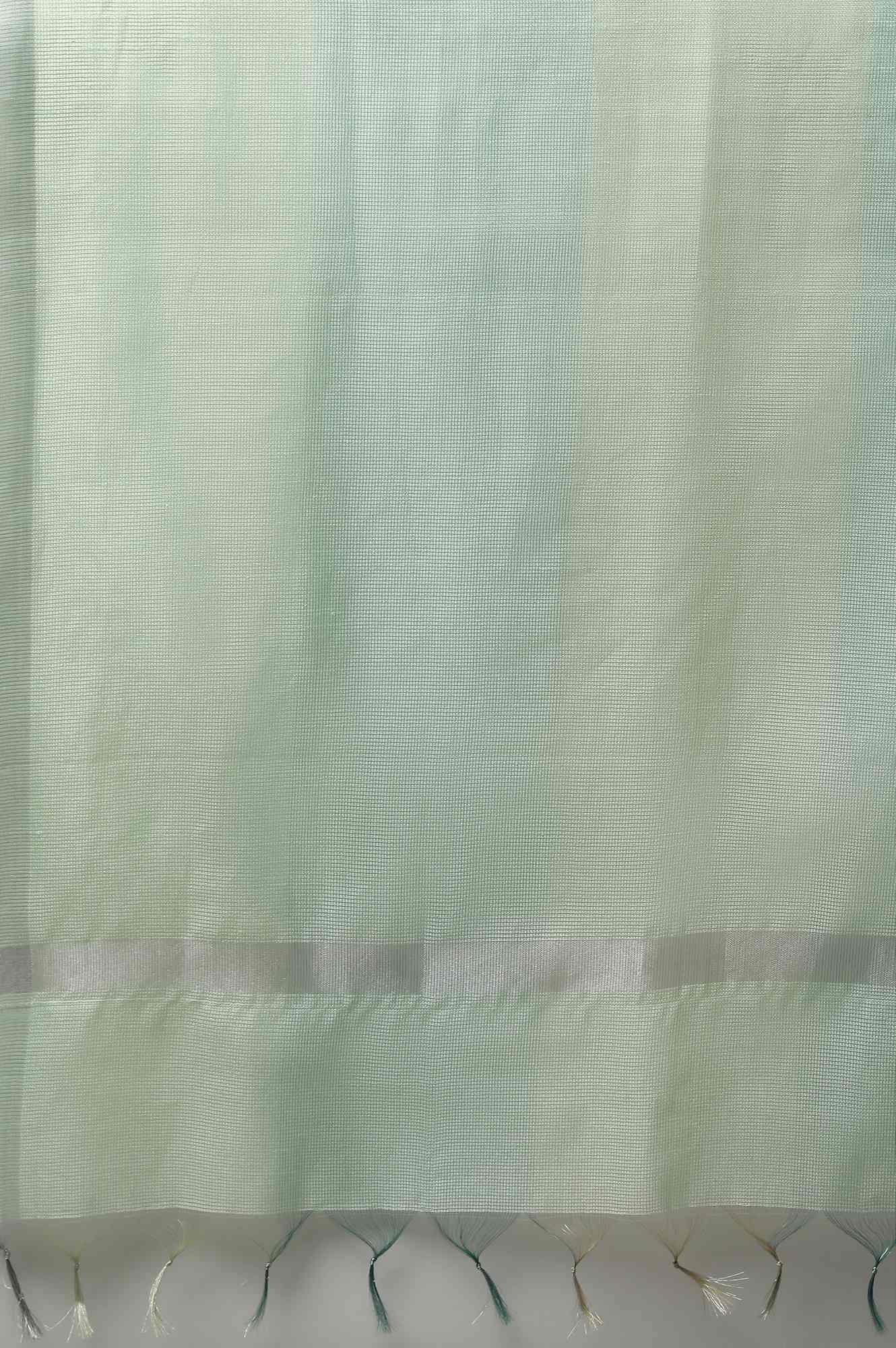 Green Yarn-Dyed Premium Dupatta