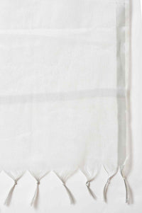 Grey Yarn-Dyed Premium Dupatta