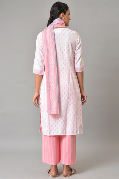 Pink Cotton Summer kurta Set