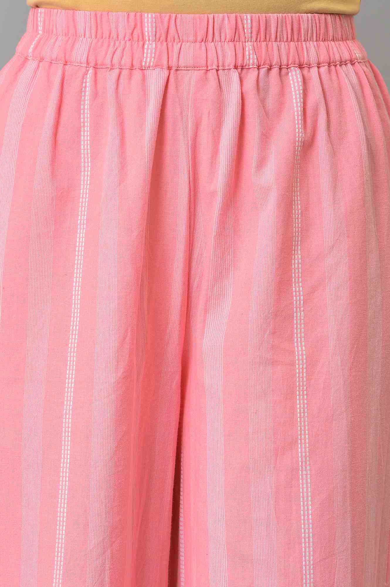 Pink Cotton Summer kurta Set