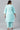 Plus Sie Blue Polka Dots Printed Cotton kurta With Narrow Palaza