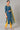Blue Thread Embroidered Kurta Set