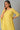 Yellow Assymetric kurta With Inner And Trousers