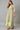 White Sheer Gilet With Green Printed Sleeveless Inner Dress