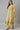 Yellow Sheer Gilet With Printed Sleeveless Inner Dress
