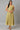 Yellow Sheer Gilet With Printed Sleeveless Inner Dress