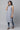 Blue Ghimgham Check kurta &amp; Tights Set