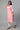 Pink Stripe Print Cotton kurta Set