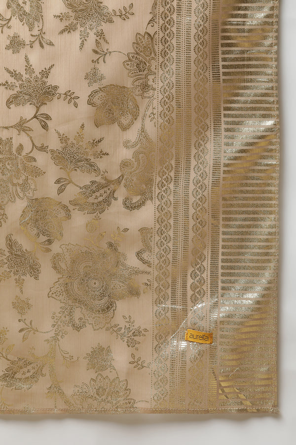 Green Embroidered kurta, Skirt & Dupatta Set