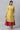 Yellow Foil Printed kurta, Culottes &amp; Dupatta