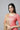 Peach Festive kurta with Culottes &amp; Dupatta Set