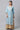 Blue Festive LIVA kurta, Skirt &amp; Dupatta Set