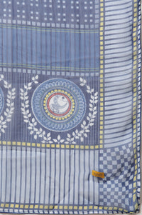 White Printed Kurta, Culottes &amp; Dupatta Set