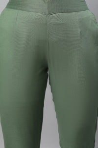 Yellow Sleeveless Printed kurta &amp; Pants Set