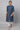 Blue Printed Cotton kurta &amp; Trousers Set