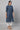 Blue Printed Cotton kurta &amp; Trousers Set
