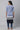 Blue Jacquard Knitted kurta &amp; Denim Jeggings Set
