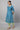 Blue Printed A line kurta &amp; Tights Set