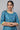 Blue Printed A line kurta &amp; Tights Set