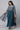 Blue Floral Printed Fairy kurta &amp; Tights Set