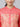 Peach Floral Printed kurta &amp; Trousers Set