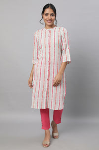 Natural Printed kurta &amp; Trousers Set
