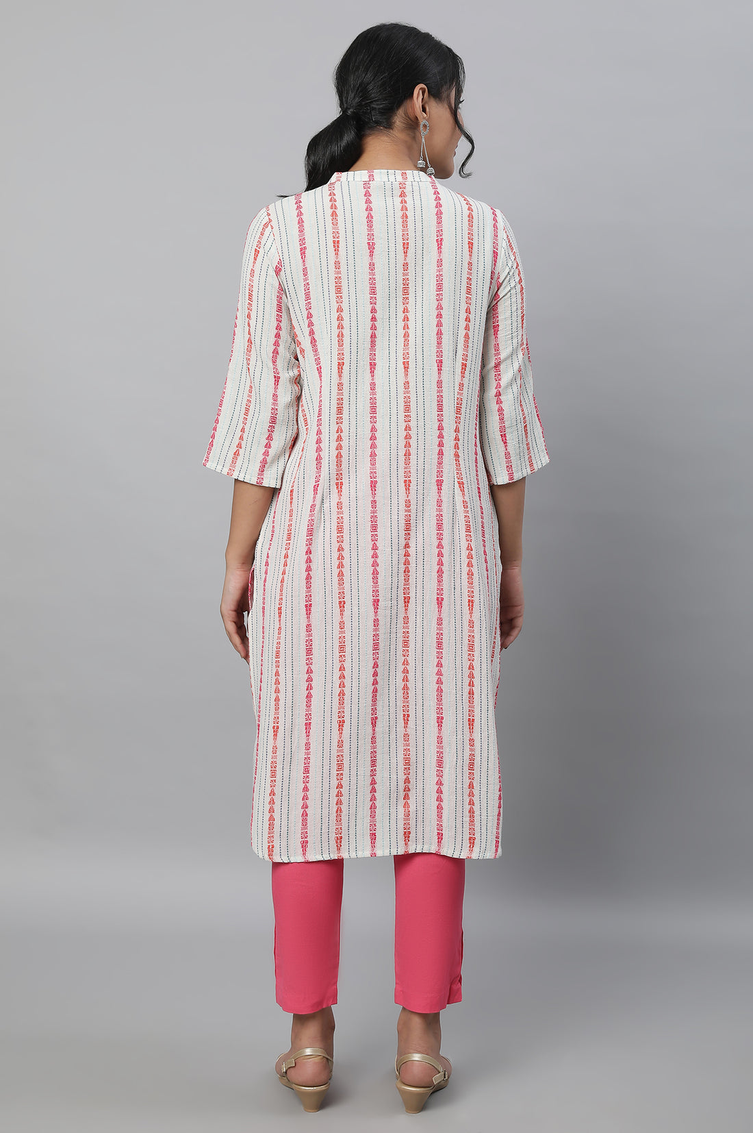 Natural Printed kurta &amp; Trousers Set