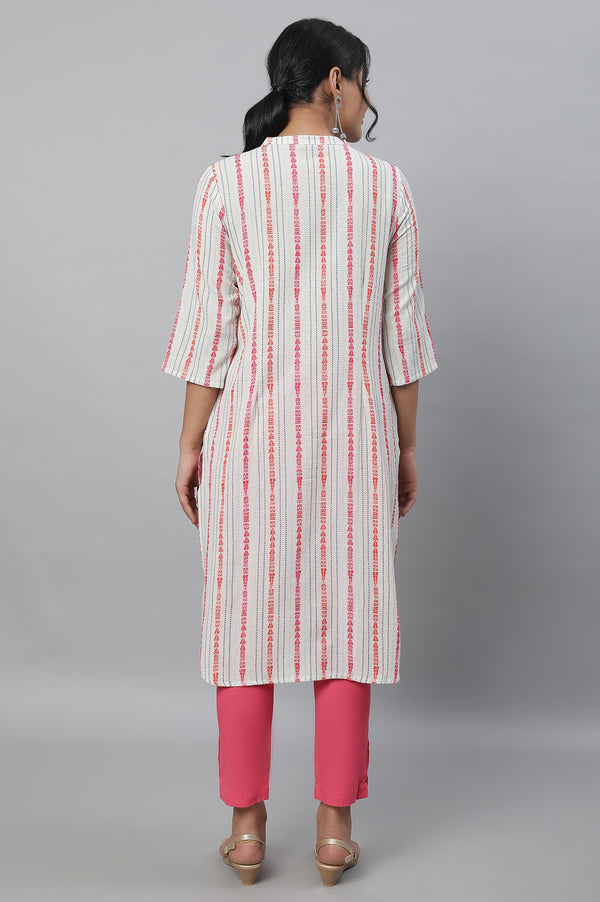 Natural Printed kurta & Trousers Set