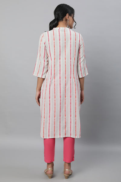 Natural Printed kurta & Trousers Set