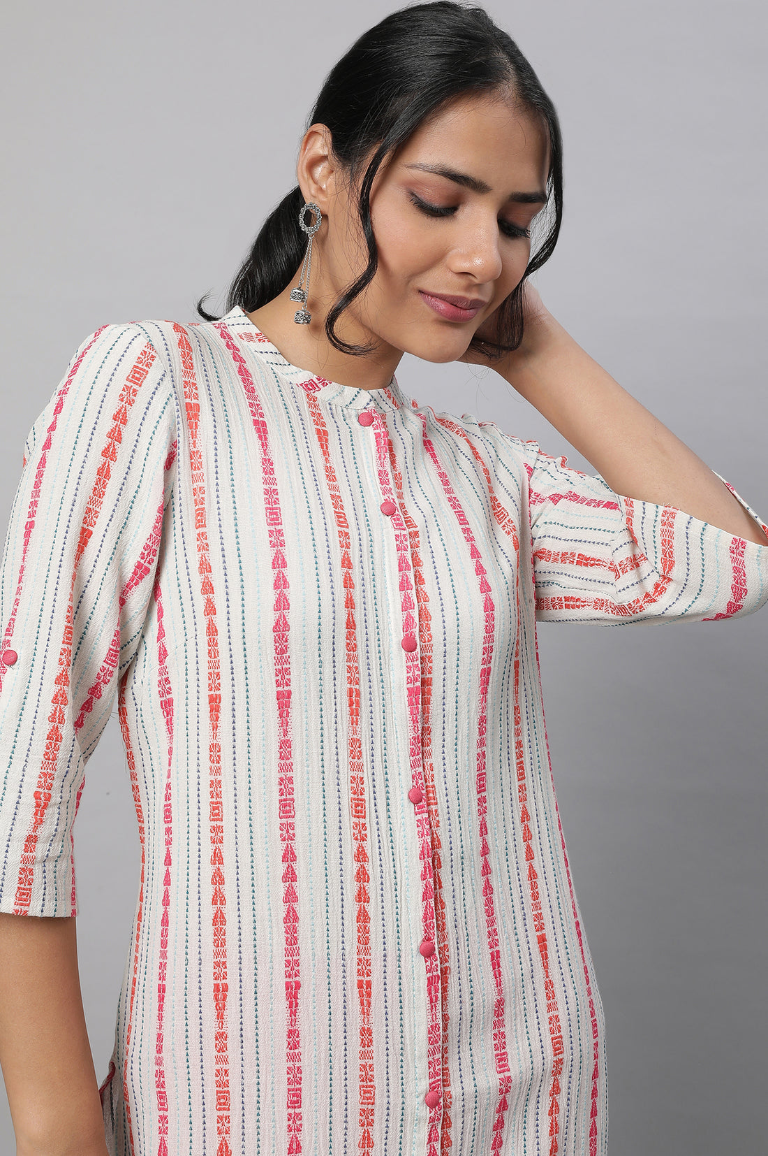 Natural Printed kurta &amp; Trousers Set