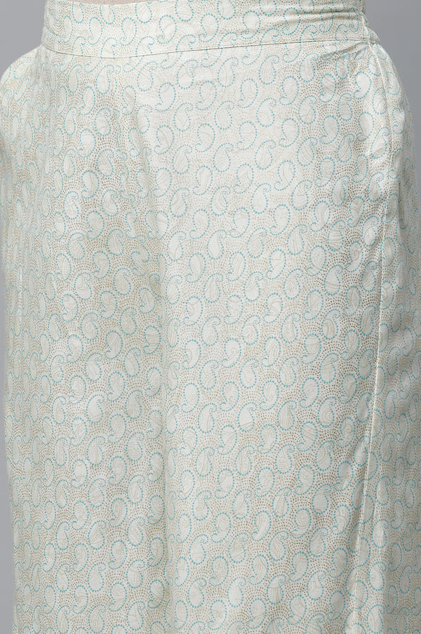 Blue Festive kurta and Palazzo Set
