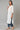 White Cotton kurta &amp; Denim Narrow Pants