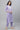 Purple Seer Sucker Embroidered Kurta Co-ord Set