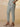 Aqua Green Striped Kurta and Trouser Set