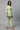Green Floral Printed A-Line kurta Co-Ord Set