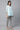 Blue Gathered kurta &amp; Trouser Set