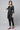 Black Dobby Short kurta &amp; Trouser Set