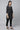 Black Dobby Short kurta &amp; Trouser Set