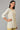 Beige Stripe Print kurta &amp; Trousers Set