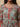 Green Floral Printed Peplim Short Kurti and Trousers Set