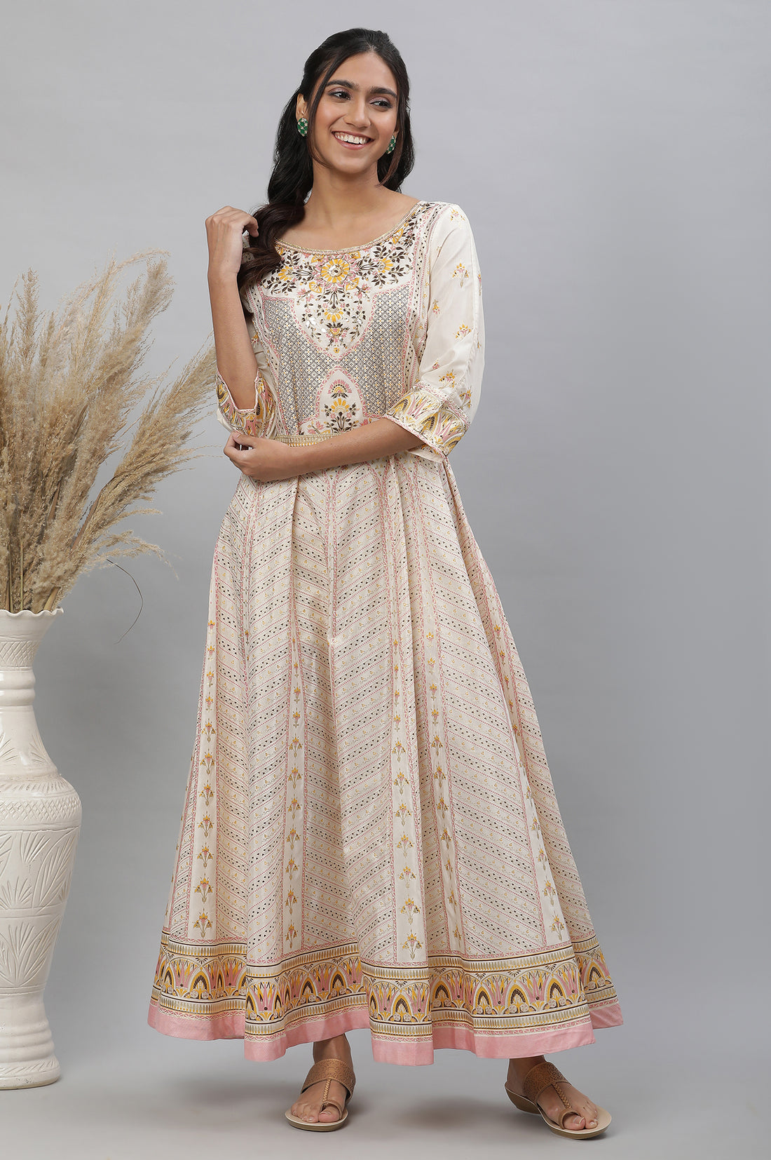 Buy White A-Line Printed Summer Dress Online for Woman | Shop for Aurelia Buy White A-Line Printed Summer Dress Online for Woman | Shop for Aurelia