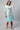 Blue Embroidered kurta With Orange Trousers And Dupatta