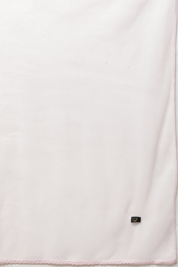 Pink Floral kurta, Pants & Dupatta