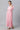Pink Lace Detailed Jumpsuit In Rayon Crepe