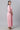 Pink Lace Detailed Jumpsuit In Rayon Crepe