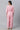 Pink Lace Detailed Jumpsuit In Rayon Crepe