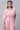Pink Lace Detailed Jumpsuit In Rayon Crepe