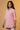 Peach and White Stripe Shirt Kurti