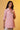 Peach and White Stripe Shirt Kurti